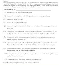 Interior Design Site Survey Checklist Julia Molloy Interior Design Business Plan Interior Design Template Interior Design Tools