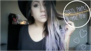 Look at different ways to wear a silver hairstyle below: How To Pastel Purple Ombre Hair Ft Sparks Hair Color Youtube