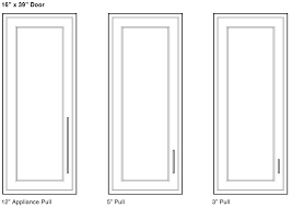 On drawers and pullouts under 21 including the trash pullouts, i used the 5 1/6 pull. Cabinet Hardware Sizing Guide The Knobbery Cabinet Hardware Door Hardware Bath Accessories Faucets Furniture Knobs And Pulls