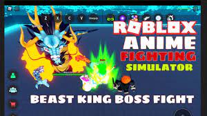 Well, you are in the right place. Afs Anime Fighting Simulator Beast King Boss Fight Roblox Anime Fight Roblox Anime