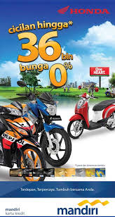 Cek syarat, cara mengaktifkan kartu kredit, cara membuat & ganti pin. Cicilan Sepeda Motor Honda Dengan Kartu Kredit Mandiri Budiono Sukses