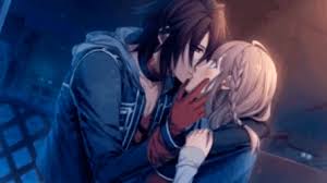 Browse and share the top love anime couples gifs from 2021 on gfycat. Cartoon Romantic Cartoon Kiss Gif