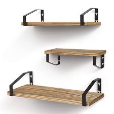 1 out of 5 stars with 1 ratings. Bathroom Kitchen Living Room Rustic Wood Wall Decor Storage Shelves For Bedroom Veken Floating Shelves Wall Mounted Set Of 3 Floating Shelves Home Kitchen Rayvoltbike Com