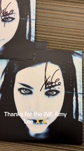 Thanks #AmyLee for the INK #evanescence
