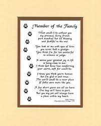 Member Of The Family Dog Or Cat Poem Pet Poems Dog Quotes Love Dog Poems
