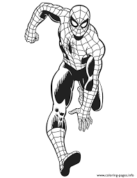 Print this free printable new spiderman coloring page 2019 and draw. Marvel Comics The Amazing Spider Man For Kids Colouring Page Coloring Pages Printable