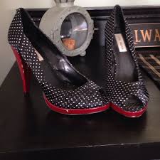 Black And White Polka Dot Heels Steve Madden Heels Steve Madden Heels Heels Red Heels