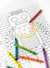 37+ robot coloring pages for printing and coloring. Printable Robot Coloring Pages Design Eat Repeat