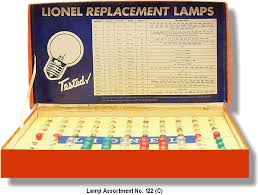 lionel trains 122 lamp assortment