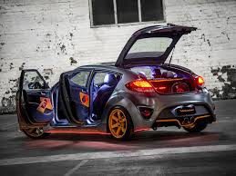 2012 Hyundai Veloster Street Matte Grey With Orange And Black Interior Passion For Excellence Hyundai Veloster Hyundai Hyundai Cars