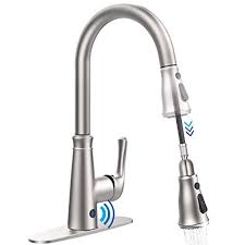 With its solid brass construction, this faucet utilizes a washer less cartridge system. Best Touchless Kitchen Sink Faucets Buying Guide Gistgear