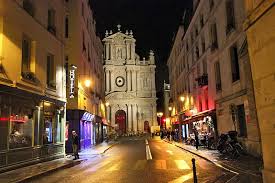 Photo Old Church In Latin Quarter Paris France With Images Paris Nightlife Paris At Night Paris