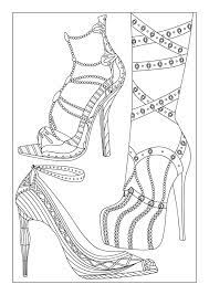 Just download it now and enjoy all amazing coloring pages over a lot of popular themes like: Coloring For Adults Stylish Shoes Skor Malarbocker Hantverk