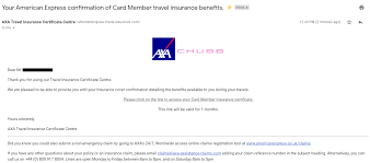 Most american express cards — even those that don't offer the secondary coverage described above — offer the opportunity to purchase primary coverage at a reasonable flat rate cost primary coverage means that you don't have to file with any other insurance before filing with american express. Downloadable American Express Proof Of Travel Insurance From Axa Loyaltylobby