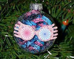 Harry Potter Christmas Ornament Set Spectrespecs Chocolate Frog Butterb Harry Potter Christmas Decorations Harry Potter Christmas Tree Harry Potter Christmas