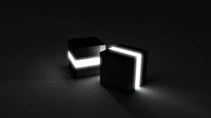 Black Box 1920 X 1080 3d View Cubes Lights 1920x1080 View Cubes Lights Via Www Allwallpaper In In 2020 Cube Light Cube Neon Wallpaper