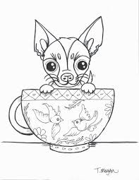 Select one of 1000 printable coloring pages of the category adult. The Lost Sock April 2018 Chihuahua Art Dog Coloring Page Chihuahua Drawing
