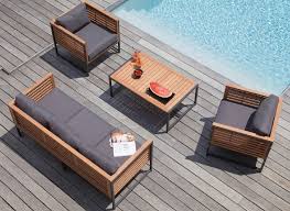 Souffleur avec batterie et chargeur. Mobilier De Jardin Bois Et Metal Entre Design Et Raffinement Le Blog