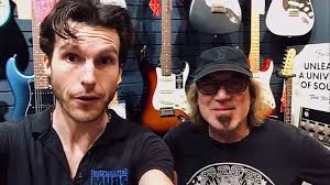 Thank you @dave.p.amato and @kevincroninreo of @reospeedwagonofficial for  your kindness, generosity, and support. We are proud to have you here at  the store. Rock on! #Music #MusicShop #MusicStore ...