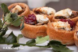 Mini Yorkshire Puddings With Vegetarian Stuffing A Mummy Too Recipe Stuffing Recipes Vegetarian Stuffing Recipe Yorkshire Pudding Recipes