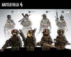 Using a kit as you play will level it up, just like your rank. Lego Battlefield 4 Flat Black Camo Lego War Lego Big Lego