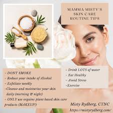 Onze producten bevatten geen microplastics en zijn duurzaam verpakt. Organic Skin Care Tips Misty Rydberg Ctnc