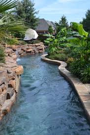 The information from each image that we get, including set of. Tropical Backyard With Lazy River Pool Houzz