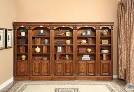 A craft desk with extra storage idea. Stanford Library Desk Wall Unit Library Wall Bookcase Wall Parker House