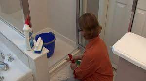 Well, the queen has a very easy and quick way to clean your sliding door track. 5 Tips To Clean Shower Door Tracks