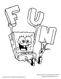 Sponge bob square pants free coloring pages for preschool, kindergarten and elementary school children to print and color. 11 Sponge Bob Square Pants Coloring Pages Ideas Coloring Pages Spongebob Coloring Cartoon Coloring Pages