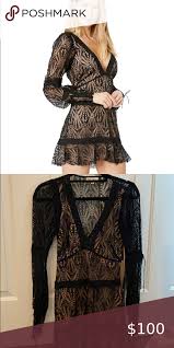 For Love And Lemons Black Lace Dress In 2020 Lace Dress Black Lace Dress Dresses