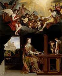Ticmusart St Cecilia Jacques Stella 1626 Arte Barroco Arte Y Musica Historia De La Pintura