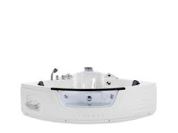 Top 10 best whirlpool tubs for the money 2021 reviews. Corner Bathtub Whirlpool Bath White Acrylic Led Lights Sapinus