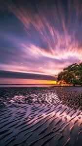 This colorful purple and red sunset is high above a beautiful sea. Amazon Com Beach Wallpapers And Backgrounds Free Hd Appstore For Android