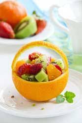 Salade De Fruits Frais Recette A Base De Fraises Kiwis Et Oranges Un Dessert Vitamine Recette Salade De Fruits Recette A Base De Fraise Salade De Fruits Frais