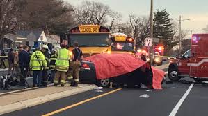 Teen girl dead, three injured in school bus crash near New Castle