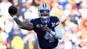 Dak Prescott throws for 307 yards and 2 TDs to lead Cowboys past skidding  Commanders 30-23 - Boston 25 News