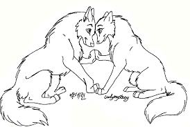 These can be months or just days old. Anime Cute Wolf Couples Coloring Pages