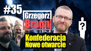 The film's director, grzegorz braun, made the decision that all the interlocutors interviewed speak to the camera in their native tongues, which means that work with such material requires a very precise transcription of all speeches and then their translation into polish and exact insertion into the time axis of the recording. Konfederacja Nowe Otwarcie Grzegorz Braun Youtube