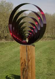 abstrakte aus dem edelstahl eiche gartenskulptur joynes mit thomas titel und von abstra metall gartenskulpturen metallkunst skulptur gartenskulptur