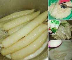 1kg beras pulut 1/2kg santan pekat 1 cawan air 1 sudu makan garam kasar 2 sudu makan gula daun palas secukupnya Kaedah Paling Mudah Cepat Untuk Buat Ketupat Atau Lemang Tanpa Guna Daun Palas Atau Buluh Foodie Heaven Homemade Food To Make