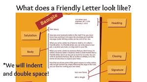 Format Of Friendly Letter Mrsgingrich Com