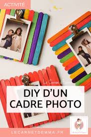 Un Cadre Photo Avec 3 Fois Rien Le Carnet D Emma En 2020 Bricolage Fete Des Meres Maternelle Activite Fete Des Meres Cadeau Fete Des Peres Enfants