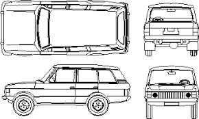 Car Range Rover Dwg Block For Autocad Designs Cad