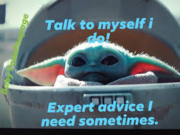 Pin By Qiarah On Baby Yoda Yoda Meme Star Wars Memes Yoda