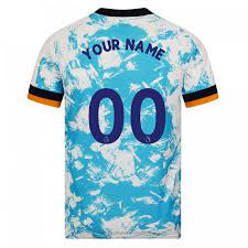 Submitted 12 months ago by 21tori. Herren Fussball Daniel Podence 10 Auswartstrikot Weiss Blau Trikot 2020 21 Hemd
