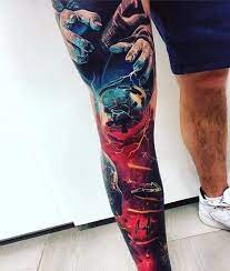 It is well visible, and you can make your hand look like an artwork. 70 Colorful Tattoos For Men Vivid Ink Design Ideas