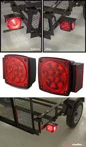 Miro Flex Led Combination Trailer Tail Lights Submersible 38 Diodes Driver And Passenger Side Trailer Utility Trailer Trailer Accessories
