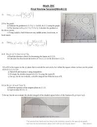 1st grade math worksheets hard 4778 in preschool printable. Multivariable Calculus Final Review Worksheet