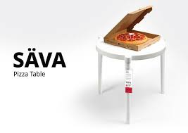 Ikea Pizza Hut Create A Life Size Version Of The Tiny Tables That Come In Pizza Boxes In 2020 Pizza Hut Pizza Boxes Delicious Pizza